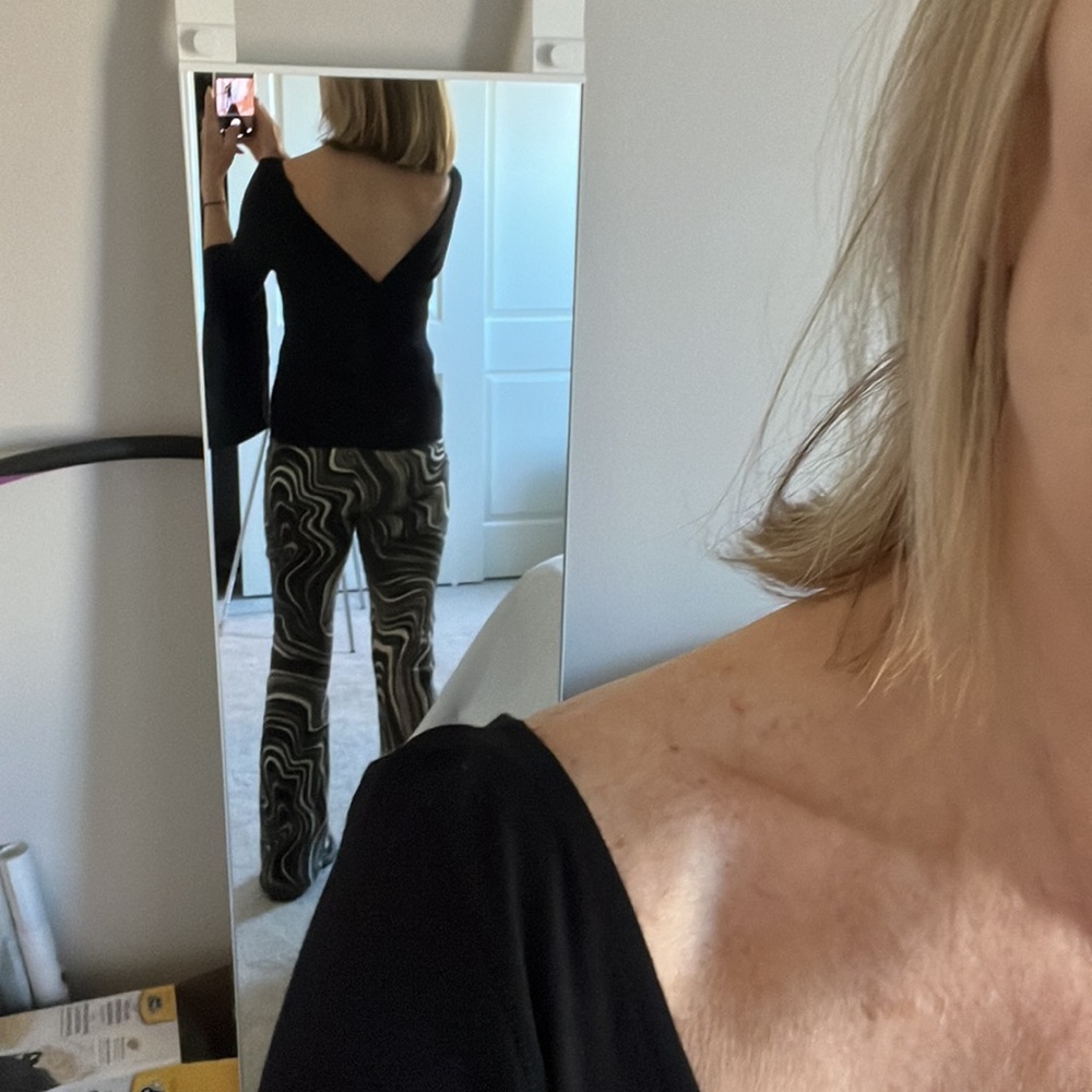 We the Free super bell sleeve body conscious top